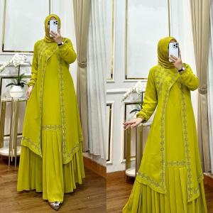 Latina Dress Ceruty Apk Swarovski 2 layer Dres payet terbaru Dress dewasa terbaru 2025 Gamis lebaran