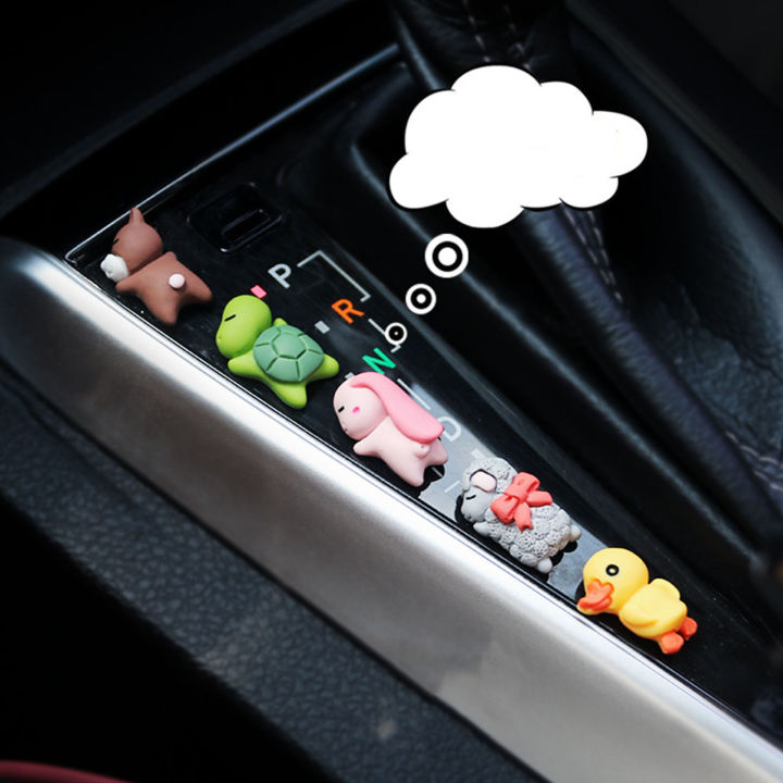 Dashboard Decorations Lovely Animal Ornaments Attractive Resin for Cars ...