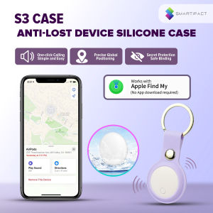 【For iPhone】Smartifact S3 Smart Tag WL FINDER-Loss Anti-Lost Device GPS Tracker Bluetooth Finder Button Cell Certification With Car Keys Pet Kids Bag Wallet Luggage Tracking Security Finder Locator Works With iOS Find My App for iPhone iPad Android Mac
