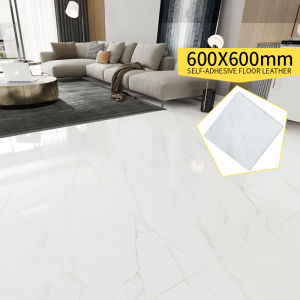 60cm x 60cm tile floor sticker self adhesive laminated PVC marble design home bedroom office decoration 1pcs