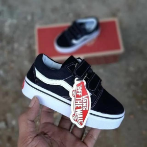 SEPATU VANS1 ANAK BABY PUTIH PEREKAT LAKI LAKI PEREMPUAN SEPATU SNEAKERS KIDS ANAK CASUAL TERLARIS