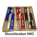 Shock depan / front fork Mio Sporty ( 2008-2011) merk kayaba zeto warna Hitam •KYOS-FF1020HZ. 