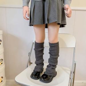 Women Knitted Autumn Japanese Foot Cover Sweet Leg Warmers Winter Knee Cover Leg Warm Socks.