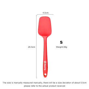 Shape Spatula Handle Heat Resistant Food Grade Silicone Kitchen Utensils