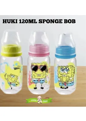 BOSU231 BOTOL SUSU HUKI PP ROUND BOTTLE 120ML CI0330