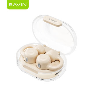BAVIN BA70 HiFi TWS Ear Clip Bluetooth Wireless Earphone w/ HD Call Voice & Noise Reduction Earbuds for Sports