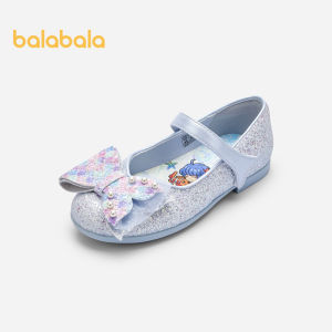 Balabala Childrens Shoes Childrens Princess Shoes Girls Sandals 2024 Summer New Glow In The Dark Literary Style Mary Jane Shoes