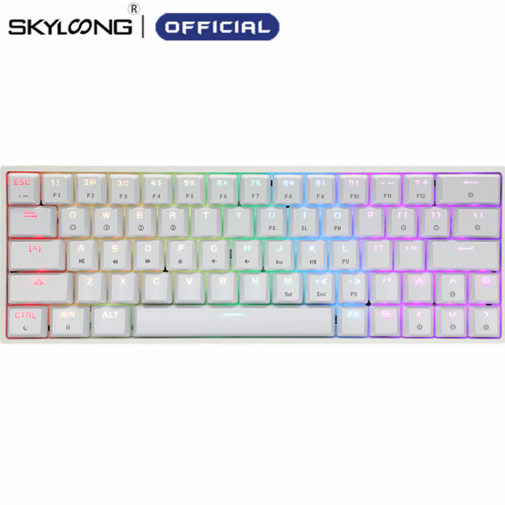 SKYLOONG GK64 64 Keys Mini Mechanical Keyboard 60% SK64 Optical Hot ...