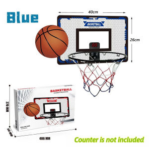 Ring Basket Dalam Ruangan Pintu Gantung Besi Ring Basket Cincin Lipat Dunk Rebound untuk Anak