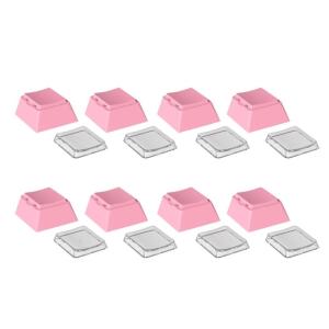 Cheey Profile PBT+PC 1U Keycaps for For Mechanical Keyboards For Gaming Keyboard Keycap Replaces Projects 8Pcs/Set