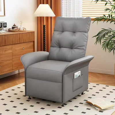 【READY STOCK】Auto Adjustable Electric sofa large angle reclining lazy sofa small single sofa Kerusi Recliner Furniture