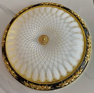 Đèn Mâm Pha Lê Ốp Trần Sang Trọng Hiện Đại Hiệu Ứng Hoa Sen 3 Chế Độ Màu Đẹp Mắt - Bảo Hành 2 Năm