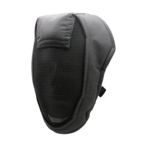 Lightweight Defensive Faces Cover Breathable Total Faces Cover with Reinforced Steel Net for Fencing & Battle Reenactment