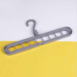 ไม้แขวนเสื้อ 9 หลุม การหมุน ไม้แขวน ที่เเขวนเสื้อ ไม้แขวนจัดระเบียบ ไม้เเขวนประหยัดพื้นที่ ไม้แขวนเสื้อหนา การหมุน 360 ° ไม้แขวนผ้าพ