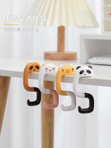 Foldable Table Side Hook School Bag Backpack Hanger Cartoon Desk Clip Portable Lightweight Cangkuk Beg