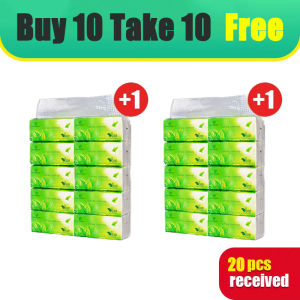 (Buy 10 Take 10) 4-Ply Facial Tissue order Tissue 4-Ply Facial Tissue Car toilet paper tissue 300 Sheets × 20/30 Pack