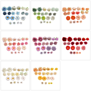 Wedding Decorative Flower for Corsage Flower Artificial Flower Boutonnieres for Bridal & Banquet Artificial Flower