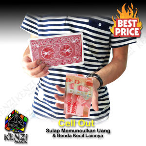 Alat Sulap Cell Out - Sulap Deck Kartu menjadi Uang - KZ193