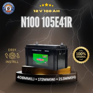 OSIMA N100 105E41R Maintenance Free Heavy Duty Battery | Conventional Truck Ship Ferry Cargo Boat Battery