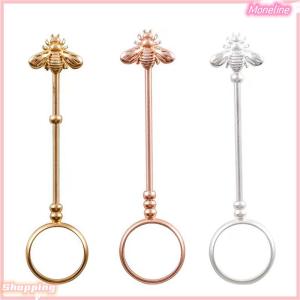 [Moneline] Bee Cigarette Holder Ring Rack Clip Metal Portable Cigarette Smoking Stand Finger Cilp Hand Clamp Cigarette Smoking Accessories