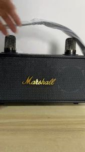 Mashall M28 Wireless Portable KTV Karaoke Speaker With Microphone Vocal Cut Function For Home Party