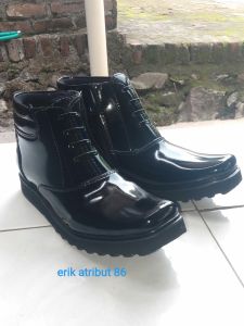 Sepatu pdh sol tebal busa sepatu satpam sepatu pria