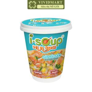 [LY LẺ] - NFC - Súp ly I-Soup Huups! 3 vị: Hải sản Gà táo đỏ Nấm yến mạch Isoup Huups súp ăn liền Isoup Huups (12-24g/ly)