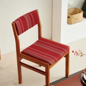 FFBH Living Room Backrest Chairs Relaxing Wooden Ergonomic Chair Hotel Interior Vintage Chair Mid Century Aesthetics Furniture T2Y7B