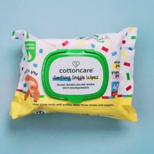 Cottoncare™ (960 pcs) Plant-Based Soothing Sniffle Saline Water Snot Removing Nose Baby Salt