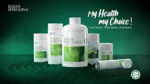 [Kedai Rasmi] Elken Spirulina Tablet (350 Tablet x 200mg) Bersifat Alkali 爱康蓝藻 350粒