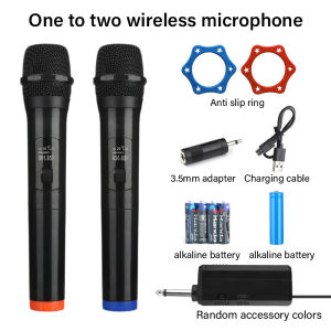Wireless Microphone UHF Rechargeable Mikrofon Plug and Play Karaoke Dynamic Mikrofon Tanpa Wayar Handheld Microphone Adapter Kit Portable Floating Microphone 无线麦克风