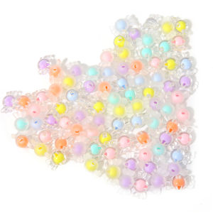 ลูกปัดพลาสติกรูปลูกกวาดอะคริลิค50ชิ้น/ล็อต17มม. สำหรับสร้อยคอสร้อยข้อมือพวงกุญแจเครื่องประดับ DIY อุปกรณ์ทำเครื่องประดับ