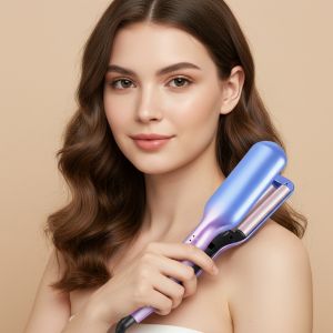 16mm Curling Iron Wave Hair Curler-5 Adjustable Temperature Ceramic Crimper Hair Waver Iron Wand for Lady Hair Curly Tool