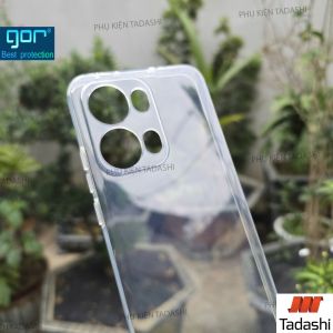 Ốp Lưng Dẻo Gor OPPO Reno 14/ Reno 14 Pro Reno 13/ 13 Pro 5G/ 13F/ Trong Suốt Có Gờ Bảo Vệ Camera Tránh Trầy Xước