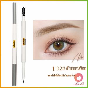 AW Bobeini  ดินสอเขียนคิ้วติดทนนาน แบบสองหัว กันน้ํา ติดทนนาน Eyebrow