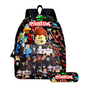 NALLCHEER กระเป๋านักเรียน กระเป๋าเด็ก กระเป๋าเป้เด็ก กระเป๋าเป้นักเรียน Roblox backpack กันน้ำ น้ำหนักเบา ทนต่อการสึกหรอ กะเป๋านักเรีนน แฟชั่น น่ารัก ลายพิมพ์ กระเป๋านรชาย กระเป๋านักเรียนป.1-6
