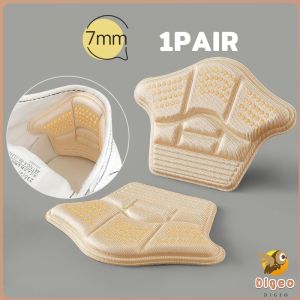 Digeo 1 Pair Heel Protectors Size-Adjustable Cushions with Adhesive Back for Foot Care