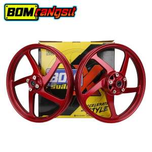 Bom Rangsit BomX Orion Hard Alloy Mags Aerox 155/Sniper 150/Mio m3/Vario 125  5 Spokes!