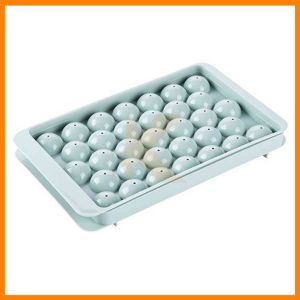 【K-Home】33 Grids Round Ice Cube Tray Ball Jelly Mold Maker Kitchen Party Cooking Use Freezer Acuan Ais Kiub Bulat