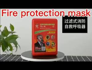 NEW Fire Emergency Escape Safety Mask 30 Minutes Anti-Fire Respirator Dust Carbon Respirator Mask Home Work2026
