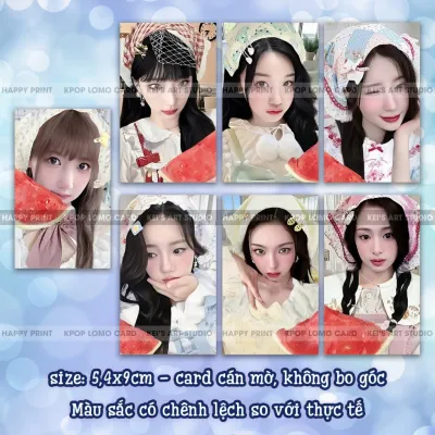 [GOM IN] Set 100c card des babymonster Ruka Pharita Asa Ahyeon Rami Rora và Chiquita - thẻ ảnh thiết kế nhóm nhạc