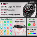 Aolon Smartwatch GPS Navi R2 Pace Strava 500mAh Battery IP68 Waterproof Bluetooth Call Fitness Tracker Men For Android IOS Jam Tangan Pria Original smartwatch terbaru 2024. 