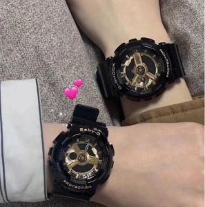 CASIO Couple Watch Original Sale CASIO Baby G Shock Watch For Women Original Sale Japan GA110 CASIO G Shock Watch For Men Original Sala Couple CASIO Baby G Watch For Kids Girls Boys Casual Digital Sports Watch For Men Women Black OEM 2