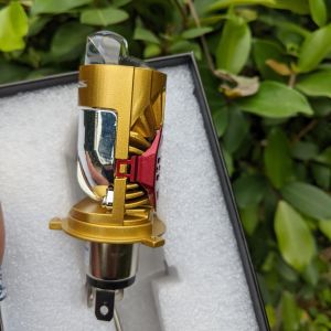 Đèn Pha Ô Tô Xe Máy MJ01 Bi Cầu Có LAZE 40W – Mẫu Cải Tiến Mới Siêu Sáng Xem Video Thực Tế