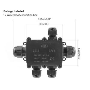 Konektor Waterproof / Sambungan Kabel Listrik Anti Air / Konektor Kabel Kotak IP68