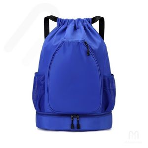 Multifunctional Badminton Racket Backpack with Shoes Pocket Waterproof Pickleball Racket Bag Large Capacity Gym Bag