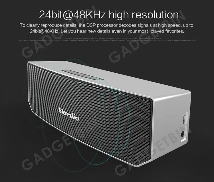 Bluedio 3d surround bluetooth hot sale speaker