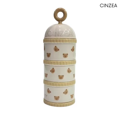 3-Layer Portable Baby Milk Powder Container Dispenser Stackable