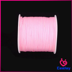CeeJay ด้ายหยกไต้หวัน สําหรับถักสร้อยข้อมือ จี้พู่ DIY 40ม. / ม้วน 0.8 มม. Braided rope