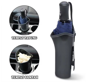 Penyimpanan Payung Mobil Multifungsi Umbrella Storage Cup Holder Sampah Tahan Air OTO4008